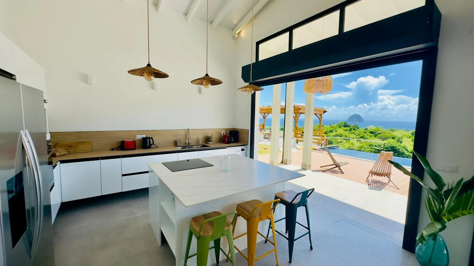 Villa Sky 4 Chambres - Vue Sur Le Diamant Morne Blanc 0*,