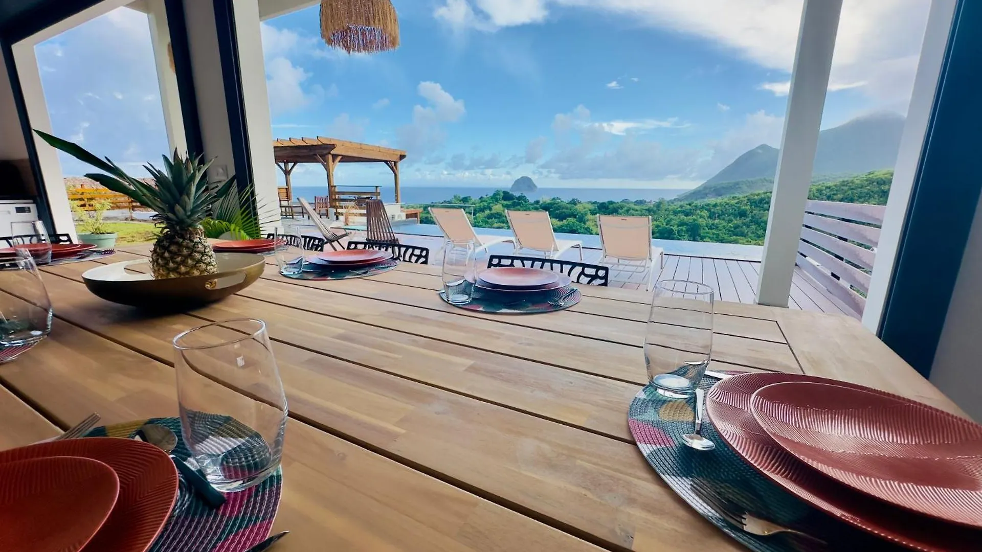 Villa Sky 4 Chambres - Vue Sur Le Diamant Morne Blanc Martinik
