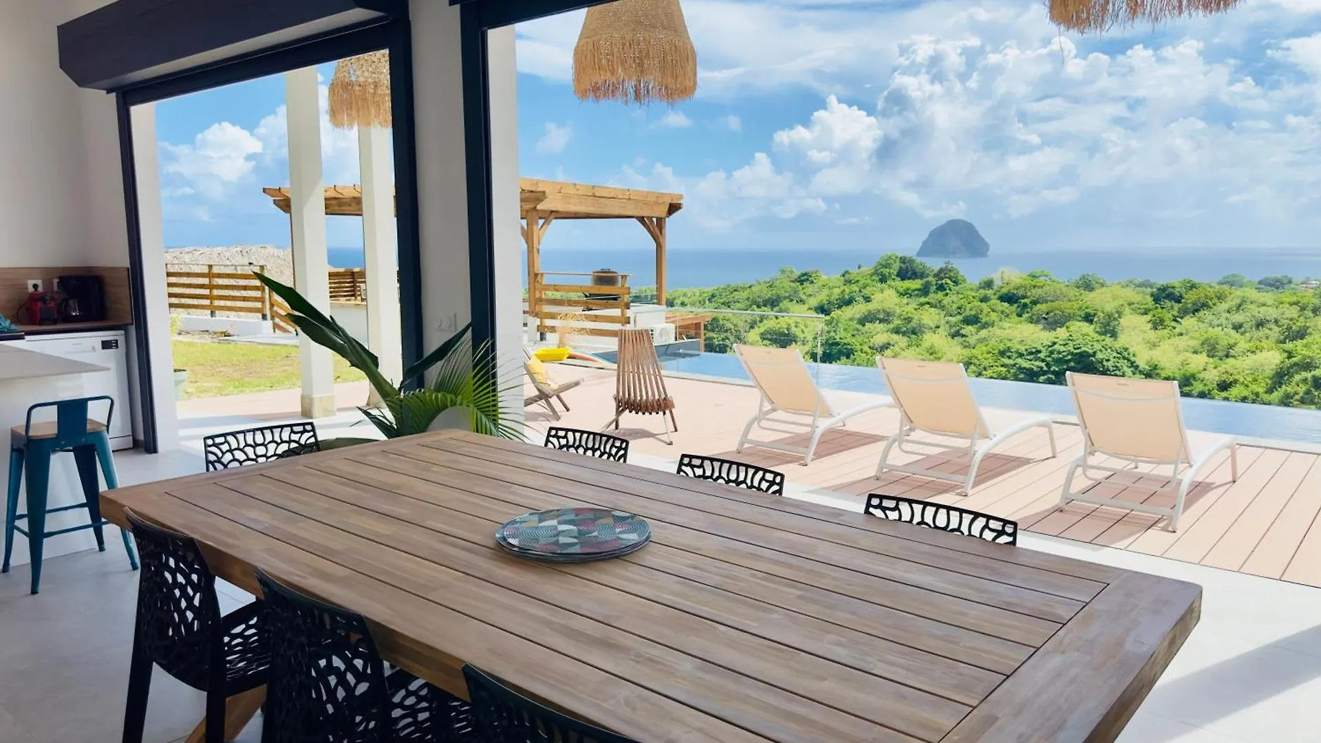 Villa Sky 4 Chambres - Vue Sur Le Diamant Morne Blanc 0*,